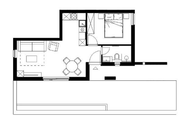 מורטר Villa Magna Luxury Apartments חדר תמונה